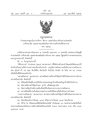 กฎกระทรวงกำหนดมาตรฐานในการบริหาร จัดการ และดำเนินการด้านความปลอดภัย อาชีวอนามัย และสภาพแวดล้อมในการทำงานเกี่ยวกับที่อับอากาศ พ.ศ.2562